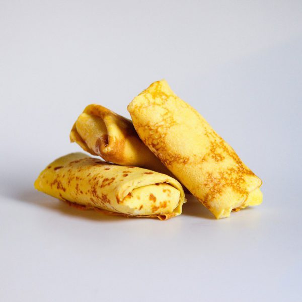 Блинчики с курицей и сыром моцарелла